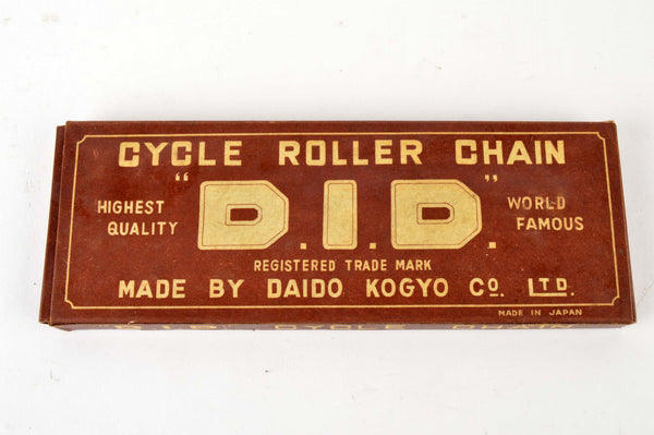 NEW D.I.D. 1/2 x 1/8 track bike chain from the 1980 NOS/NIB
