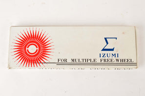 NOS/NIB Izumi 5-6-7 speed road chain 1/2 x 3/32, 116 links from the 1980s