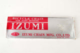 NOS 3 Izumi Easy Running 5-6-7 speed road chains 1/2 x 3/32, 116 links from the 1980s