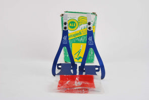 NEW Ale blue anodized toe clips in size Medium NOS/NIB