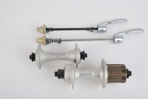 NEW Shimano 105SC # FH-1055, HB-1055 6-7 speed hyperglide hubs incl. skewers from the late 80s NOS