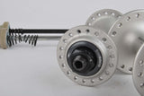 NEW Shimano 105SC # FH-1055, HB-1055 6-7 speed hyperglide hubs incl. skewers from the late 80s NOS