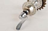 NEW Shimano 105 Golden Arrow #HB-F105 Rear Hub incl. skewers and 6-speed cassette from the 1980s NOS