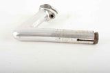 Silver Cinelli 1A Stem in size 105mm with 26,0 mm bar clamp size from the 1980s