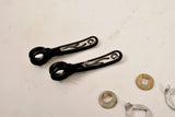 Campagnolo Gear Levers / Chesini pantographed black