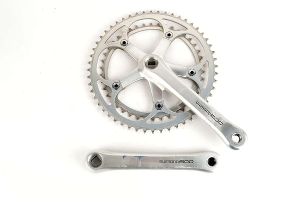 Shimano 600EX #FC-6207 crankset with chainrings 42/52 teeth and 170mm length from 1985