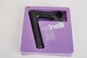 NEW Cinelli black anodized 1A stem in size 95, clampsize 26.4 from the 1980's NOS/NIB