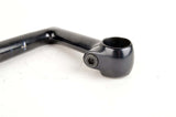 Dark anodized 3 ttt Criterium Stem in size 130mm with 26,0 mm bar clamp size from the 1980s