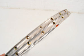 Pair of silver MAVIC Monthlery Pro alloy rims from the 70s-80s in NOS condition