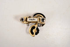Platine Intérieure Simplex Super LJ 5000 - Anodisée Or - Dérailleur Vélo Vintage France