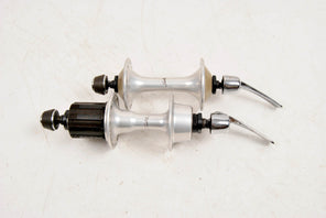 Shimano HB-5000 & FH-5000 Santé hubs incl. skewers from the late 80s