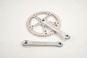 SunTour #CW-1000, Superbe crankset with drilled chainrings 47/52 teeth and 170 length from the 70s 80s