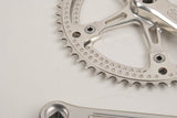 SunTour #CW-1000, Superbe crankset with drilled chainrings 47/52 teeth and 170 length from the 70s 80s