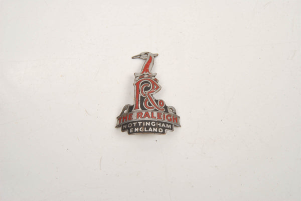 The Raleigh Nottingham England Headbadge from the 1950s - 60s