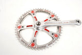 Ernesto Colnago pantographed road crankset with 52/48 teeth and 172,5 length from the 80s