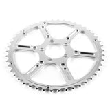 VeloOrange Grand Cru Outer Chainring for Doubles, 46 teeth, 50.4 BCD, Silver