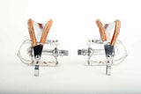 KKT / Kyokuto Top-Run pedals with toe clips from the 1980s
