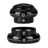VeloOrange 1 1/8" to 1 1/2" Tapered Sealed Bearing Threadless Headset, Silver, Mirror, Black