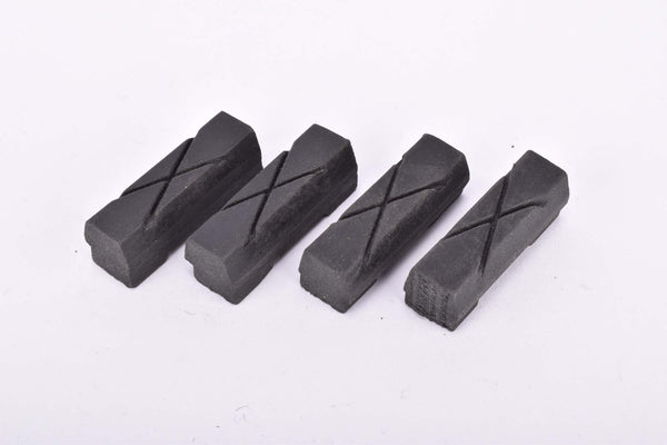 NOS black x crossed (weinmann type) replacement brake pads (4 pcs)