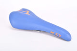 NOS Blue & Orange Pinarello labled Selle Italia XO Saddle from the 2000s
