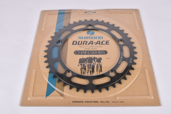 NOS First Generation Shimano Dura-Ace #GA-200 Black edition chainring with 43 teeth and 130 BCD from the 1970s