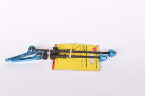 NOS Profex blue anodized light weight  quick release set, front and rear Skewer from the 1990s
