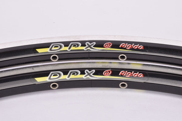 NOS Rigida DPX Black high profile aero Clincher Rim Set in 28"/622mm (700C) with 28 holes