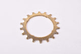 NOS Suntour Pro Compe #A (#5) 5-speed and 6-speed Cog, golden steel Freewheel Sprocket with 18 teeth from the 1970s - 1980s