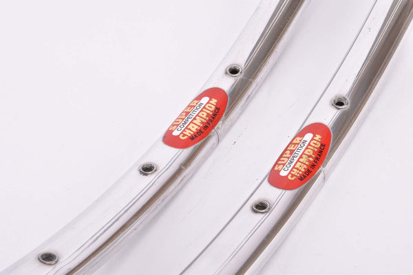 NOS Super Champion Competition tubular Rim Set in 28" (700C) with 28 holes from the 1970s - 1980s