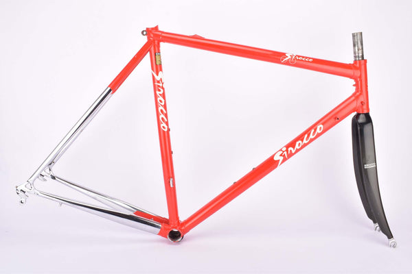 Sirocco frame in 55 cm (c-t) / 53.5 cm (c-c) with Columbus MAX tubing from the 1980s/90s (defective fork)