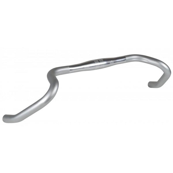 VeloOrange Dajia Cycleworks Far Bar Handlebar in 44,48 cm (c-c) and 31.8 mm clampsize, silver and black